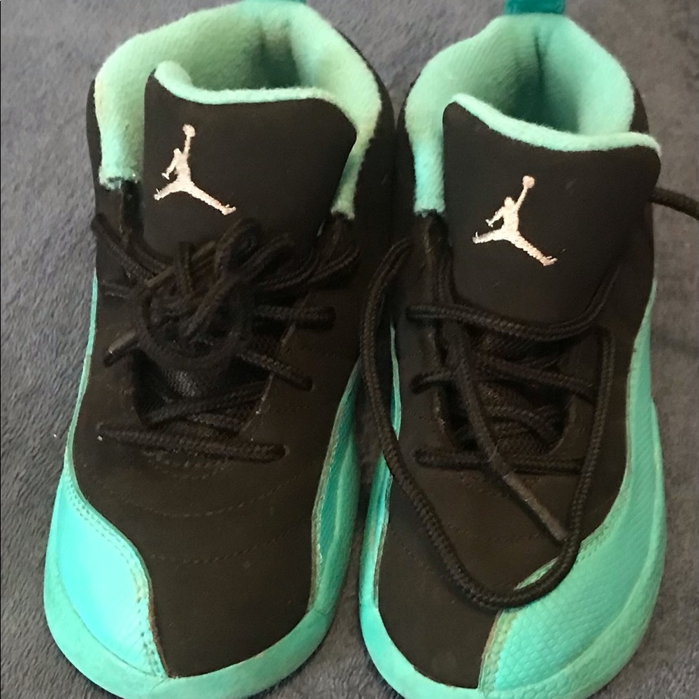Jordan 12 Retro Black and Teal